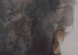 Ce détail d'un dessin de Victor Hugo représente l'ombre (le diable) qui s'approche de la lumière avec un regard torve, donnant ainsi lieu à une première réflexion.