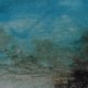Ce détail d'un dessin de Victor Hugo représente un ciel d'azur serein . Du bas, à droite, semble monter une sombre menace dont le volutes se glissent vers ce ciel.
