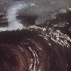Ce détail d'un dessin de Victor Hugo représente une crête de vague. Une gerbe d'écume en forme de corne la surmonte, une sorte de tête de cheval apparaît sur la droite du dessin, surgi de la vague (est-ce Pégase ?).